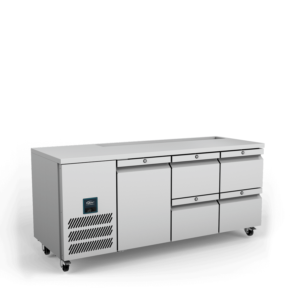 Williams Jade JC3 Three Door Fridge Counter